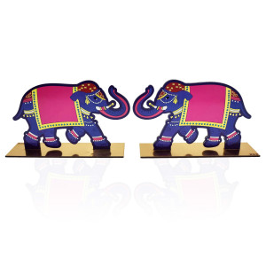 Royal Elephant Cutout Standee – Small Size (Pack of 2)